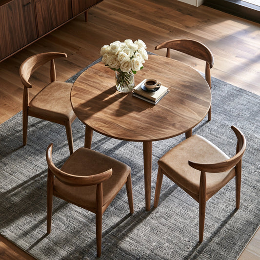 Prostokątny stół jadalniany, z drewna, kolor: jasnobrązowy